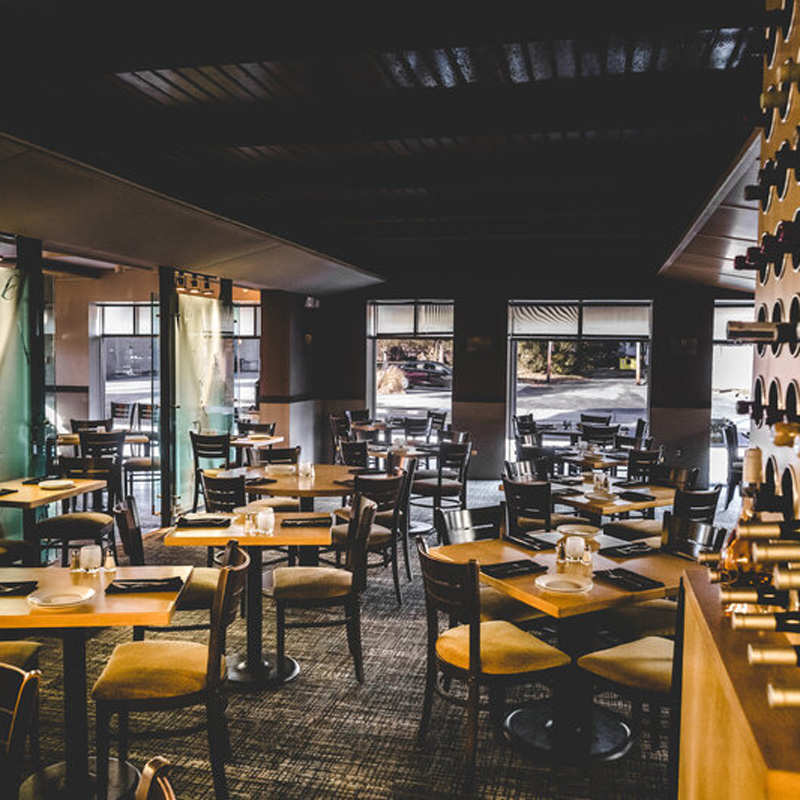 restaurant with new flooring