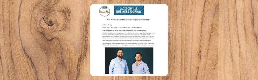 background photo and blog post screenshot